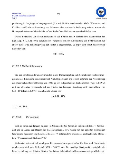 erfassung und radiologische bewertung von hinterlassenschaften mit