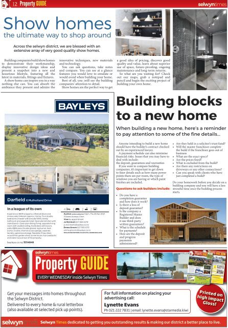 Selwyn Times: April 07, 2021