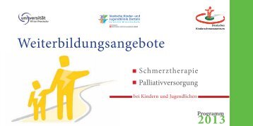 Weiterbildungen - Deutsches Kinderschmerzzentrum