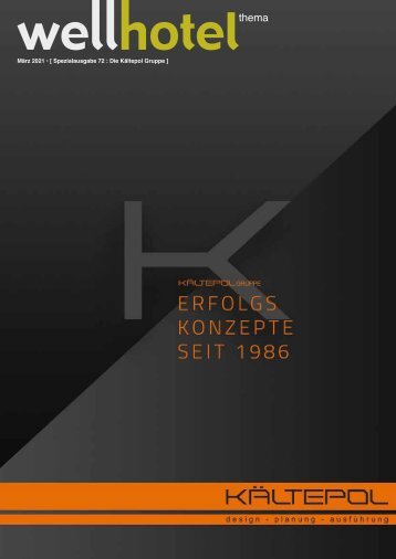 wellhotel Sonderheft Die Kältepol Gruppe