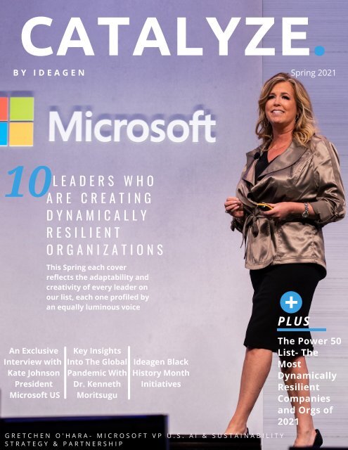 Catalyze Magazine Spring 2021