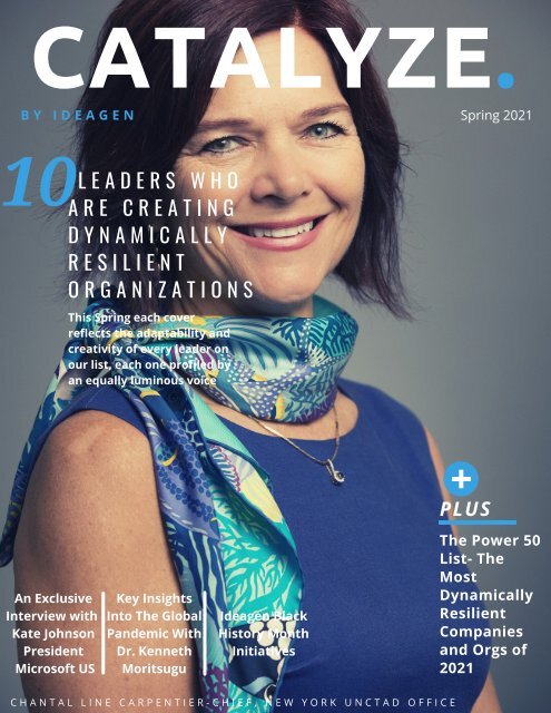 Catalyze Magazine Spring 2021