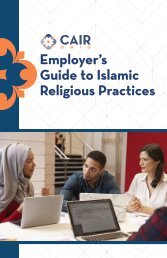 CAIR-Ohio Employer's Guide to Religious Practices
