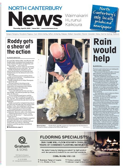 North Canterbury News: April 08, 2021