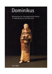 Zum Dominikusheft 2000 - DOMINIKANER.ORG