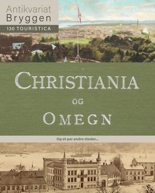 Antikvariat Bryggen - Katalog 130 - Touristica