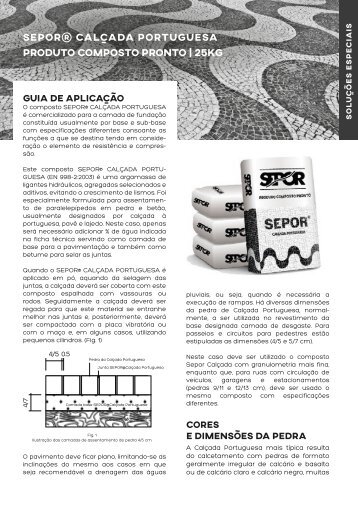 SEPOR@ Calçada Portuguesa - 25KG