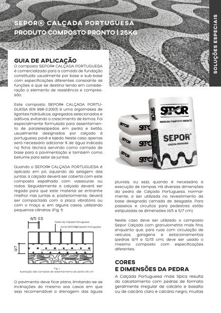 SEPOR@ Calçada Portuguesa - 25KG