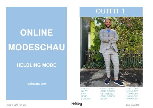 Online-Modeschau Helbling Mode
