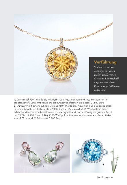 Juwelier Jasper Frühjahrsmagazin 2021