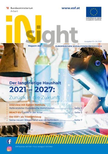 ESF insight Ausgabe 10 / April 2021