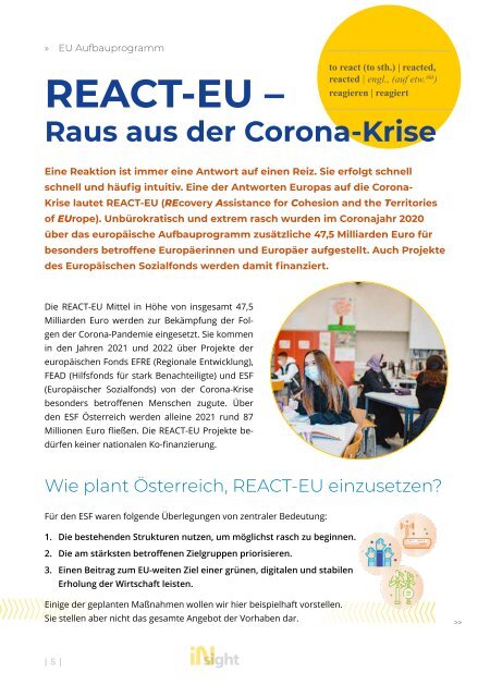 ESF insight Ausgabe 10 / April 2021