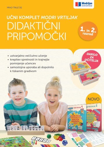 katalog didaktičnih pripomočkov Modri vrtiljak za 1. in 2. razred