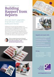 CANNINGS PURPLE | Annual Report one pager