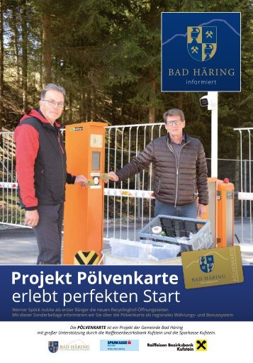 Bad Häring informiert – Sonderbeilage Pölvenkarte