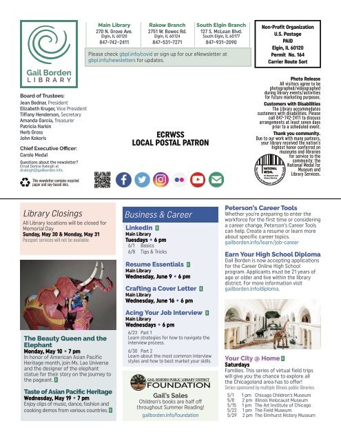 May June Newsletter 2021