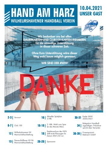 Wilhelmshavener Handball Verein - Hand am Harz