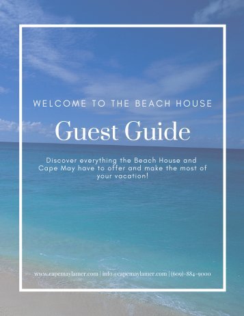 Beach House Guest Guide