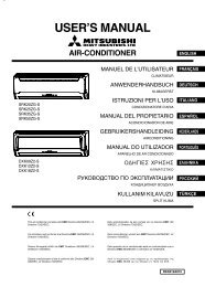 USER'S MANUAL - Mitsubishi Heavy Industries