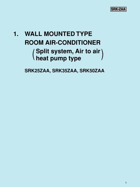 1 Wall Mounted Mitsubishi Heavy Industries