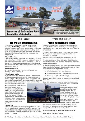 GASA #3 - Tiona - 2012 - The Seaplane Pilots Association of Australia