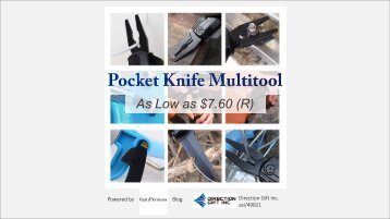 Utility Knife Multitool Catalog