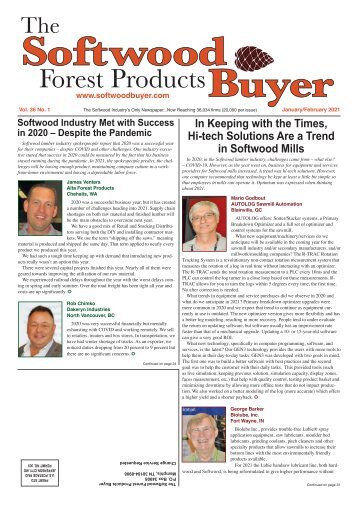 The Softwood Forest Products Buyer - January/February 2021