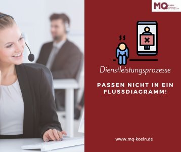 Dienstleistung passt nicht in Flussdiagramme!