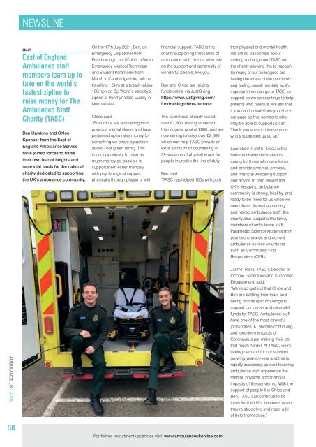 Ambulance UK April 2021