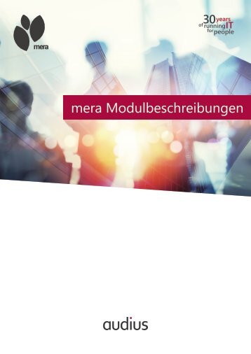 mera Modulbeschreibungen