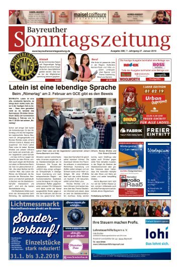 2019-01-27 Bayreuther Sonntagszeitung 