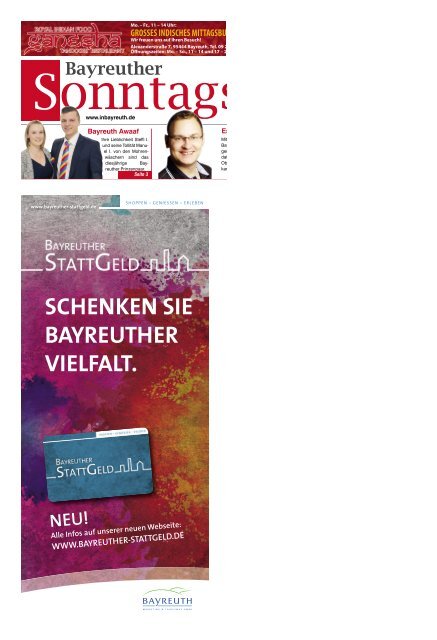 2019-11-10 Bayreuther Sonntagszeitung 