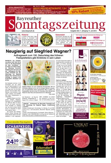 2019-07-14 Bayreuther Sonntagszeitung 