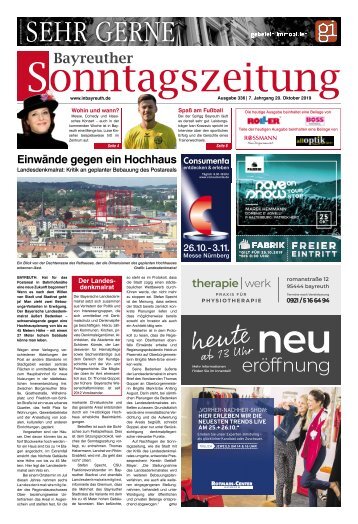 2019-10-20 Bayreuther Sonntagszeitung 