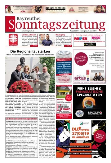 2019-06-23 Bayreuther Sonntagszeitung 