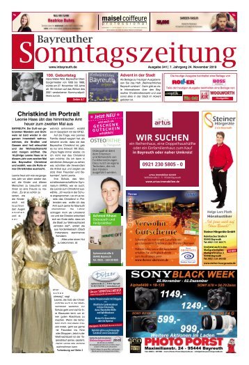 2019-11-24 Bayreuther Sonntagszeitung 
