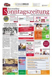 2019-09-29 Bayreuther Sonntagszeitung 