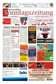2019-04-07 Bayreuther Sonntagszeitung 