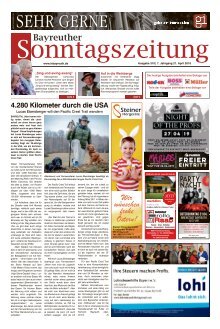 2019-04-21 Bayreuther Sonntagszeitung 
