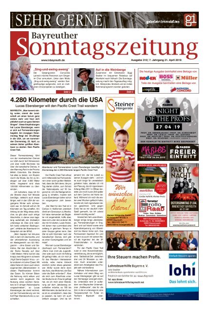 2019-04-21 Bayreuther Sonntagszeitung 