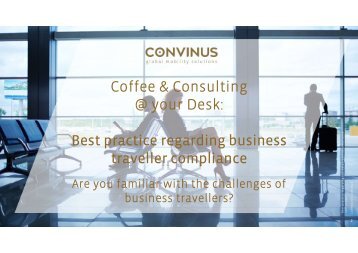 Coffee & Consulting - Business Traveller Compliance