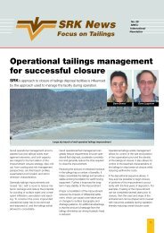 Operational tailings management for successful ... - SRK Consulting