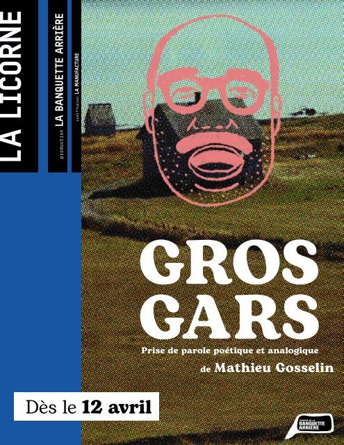 Programme de soirée - Gros gars, prise de parole poétique et analogique