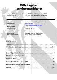 mitteilungsblatt 2010.06 kopie - Gemeinde Diegten