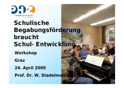 Workshop Dr. Stadelmann