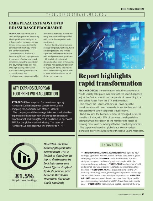 Business Travel March-April-2021