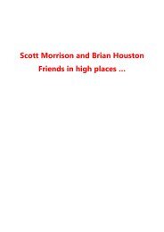 Scott Morrison and Brian Houston