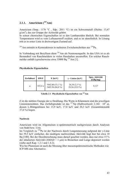 Materialsammlung zur internen Radiodekontamination von Personen