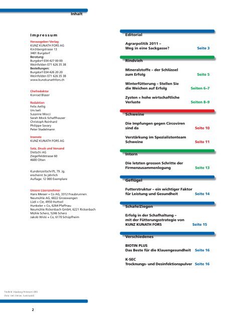 Stellen Sie die Weichen auf Erfolg - Kunz Kunath AG