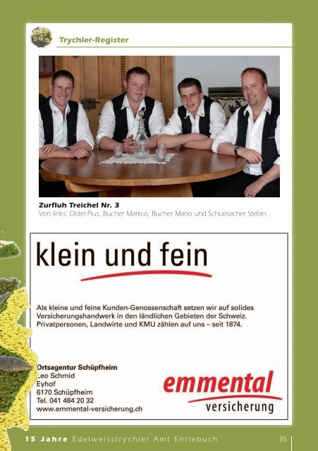 Grosser Alp- und Festumzug 12. Mai 2012 19.30 Uhr in Hasle ...